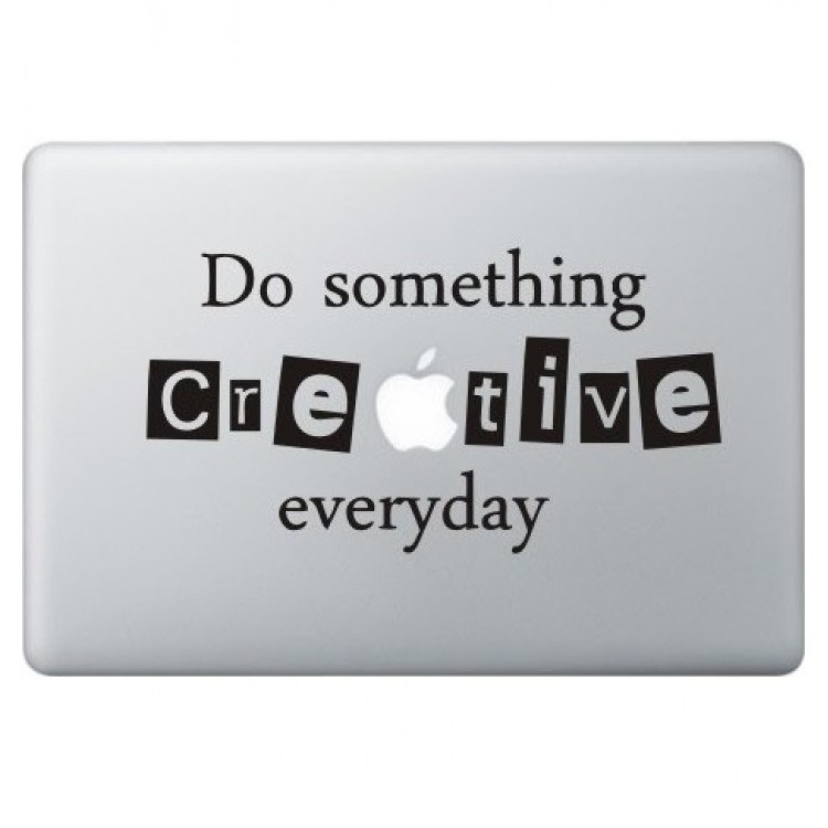 Creative Macbook Sticker Zwarte Stickers